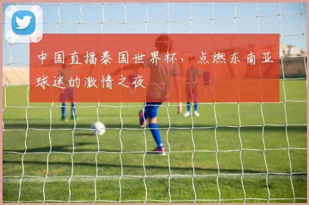 中国直播泰国世界杯，点燃东南亚球迷的激情之夜